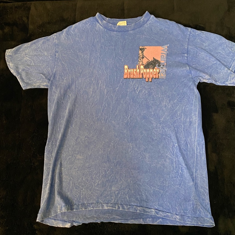 Wrangler Brush Popper T Shirt (Size L)